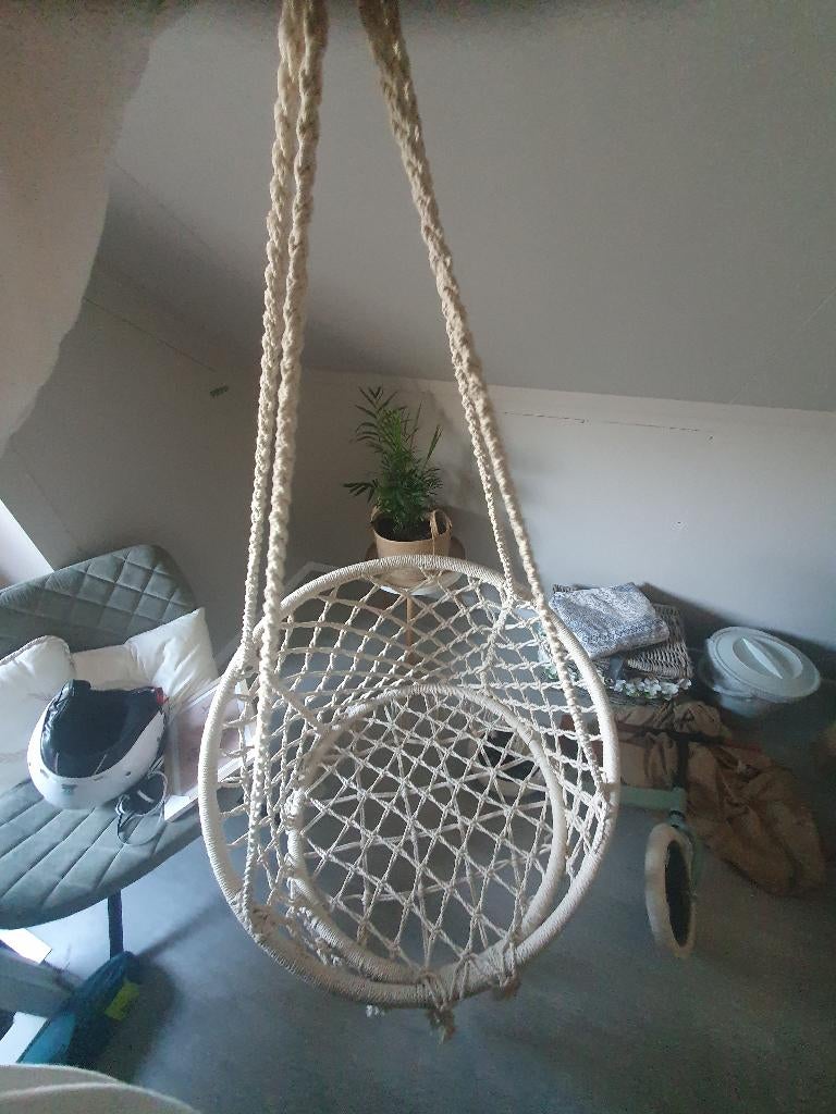 Hangstoel bohemian style, Ophalen, Zo goed als nieuw, Overige kleuren, Eén