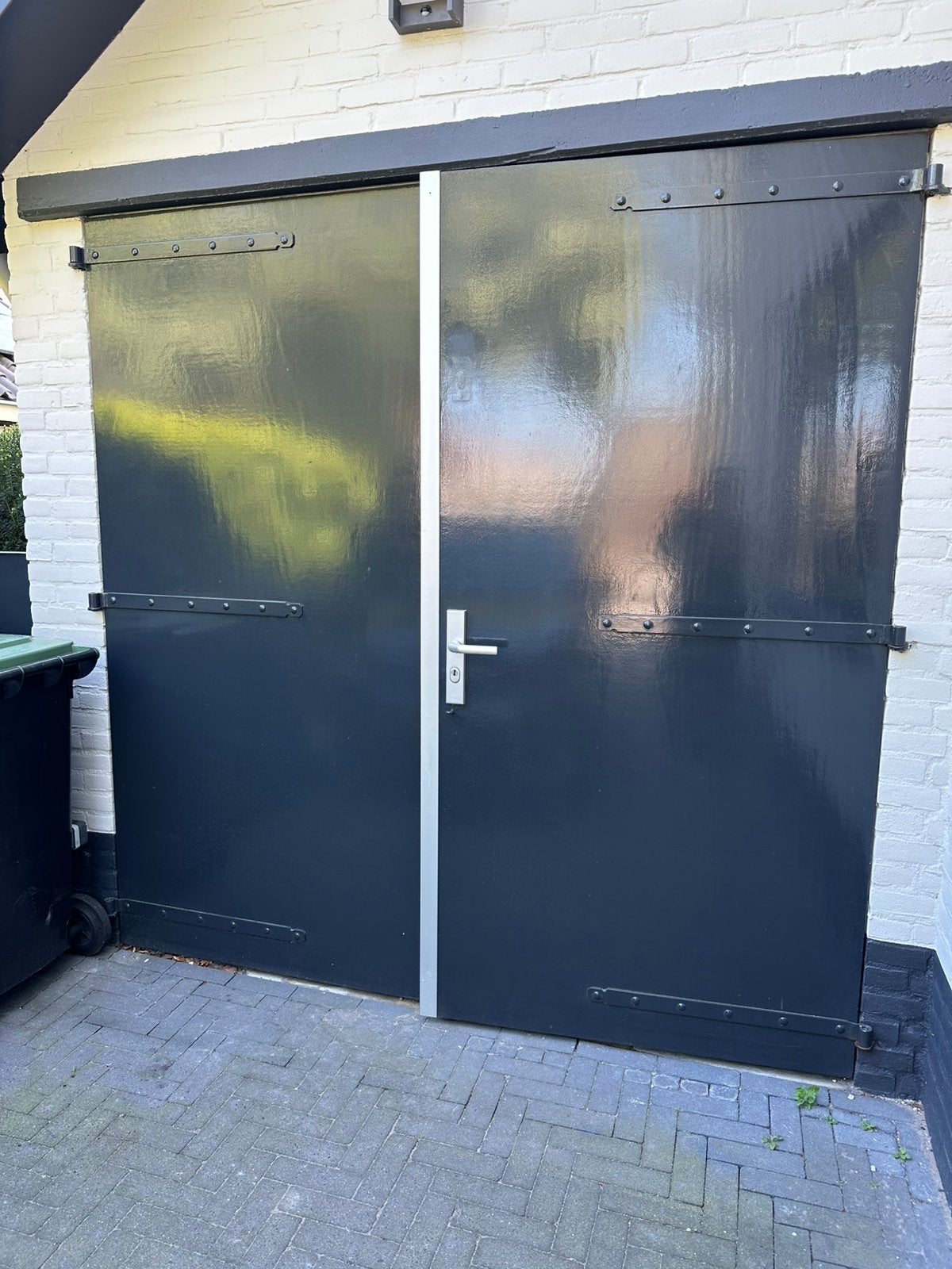 Garagedeuren, Ophalen, Kunststof, Garagedeur, Zo goed als nieuw