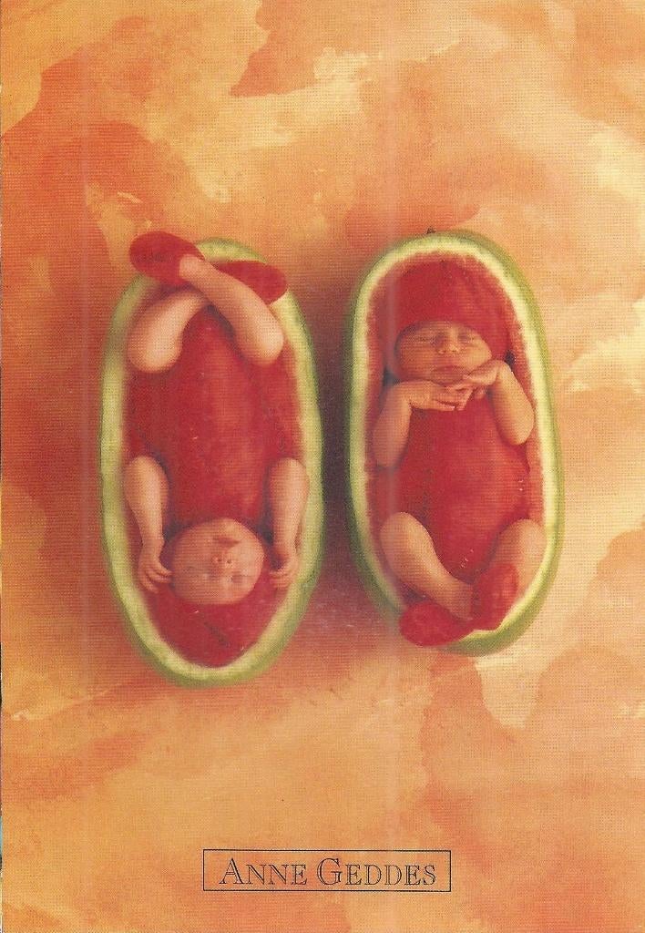 K525 ansichtkaart anne geddes, Ophalen of Verzenden, 1980 tot heden, Ongelopen