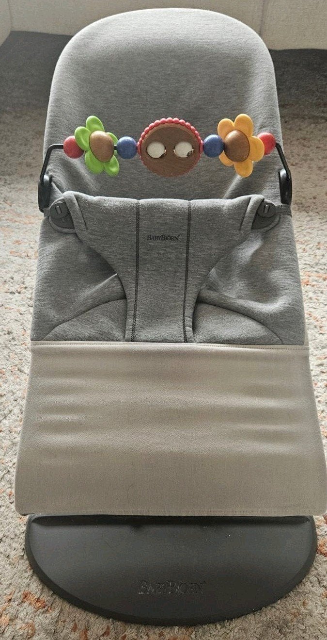 Babybjorn Wipstoel met Speelboog en Extra Hoes, Kinderen en Baby's, Ophalen, Zo goed als nieuw, Wipstoel, Verstelbaar