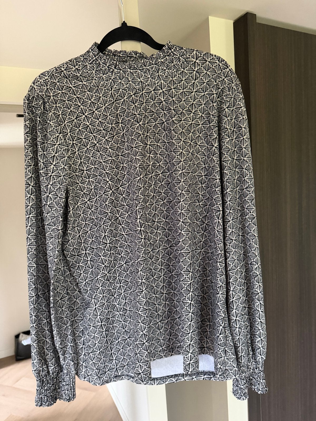 G-maxx blouse top met lange mouwen travelstof, Zwart, Maat 46/48 (XL) of groter, Ophalen of Verzenden, Zo goed als nieuw