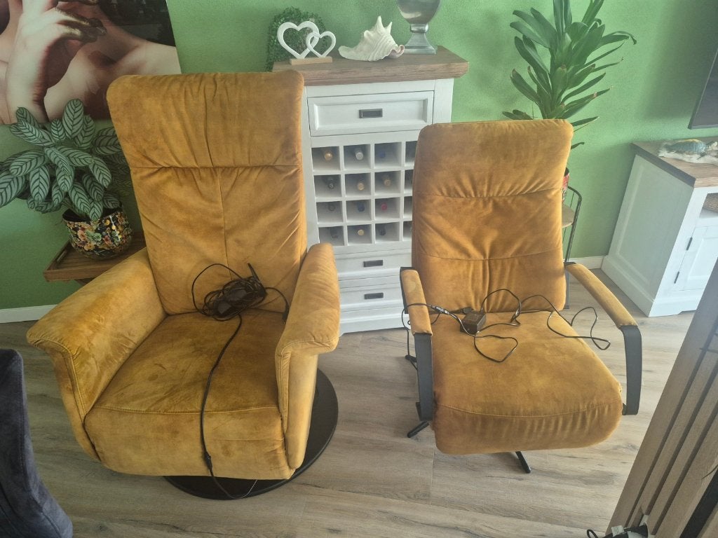 Staop/relaxstoelen, Huis en Inrichting, Fauteuils, Ophalen, Gebruikt, Minder dan 75 cm, Relaxstoelen