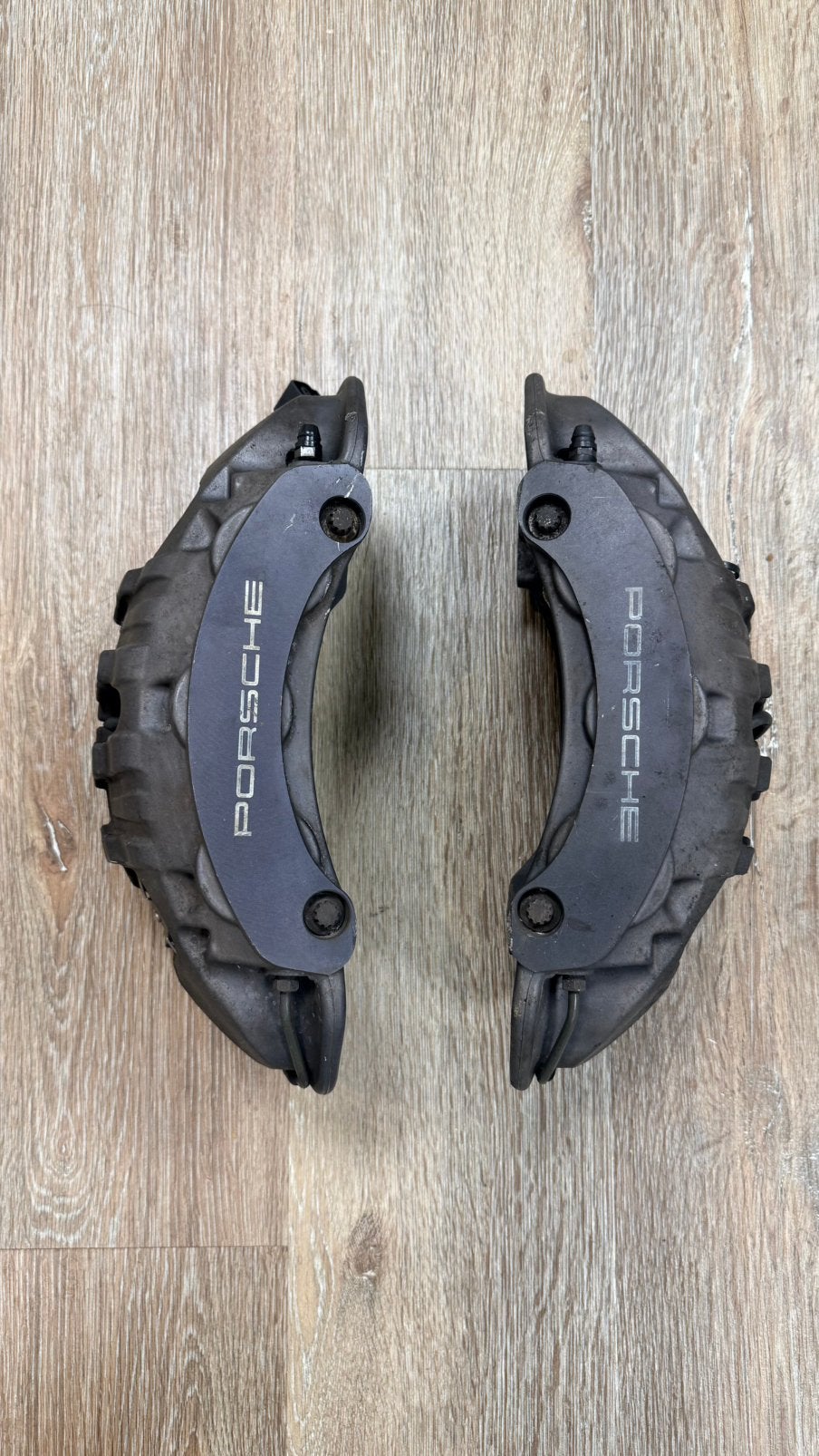 Porsche Brembo 6-pots remklauwen 87mm 7PP615123/124, Ophalen of Verzenden, Gebruikt, Porsche