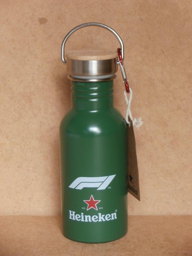 Heineken bier flesje drinkfles waterfles F1 bidon fles 500ml, Ophalen of Verzenden, Nieuw, Flesje(s), Heineken