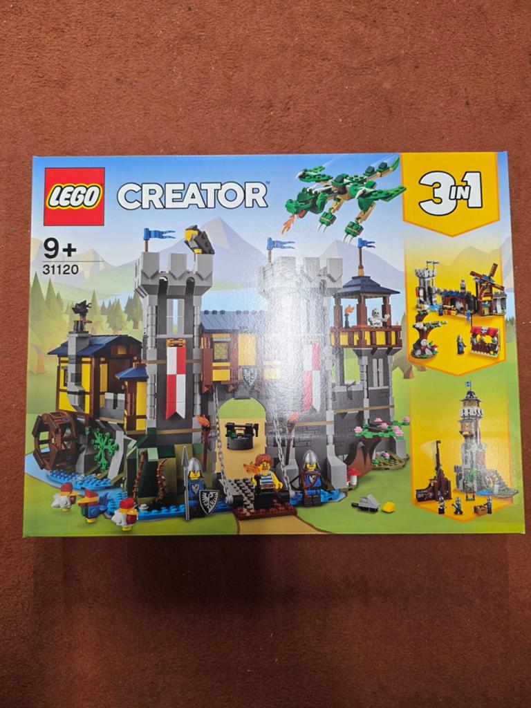 LEGO Creator 31120 Middeleeuws Kasteel 3-in-1, Kinderen en Baby's, Speelgoed | Duplo en Lego, Lego, Nieuw, Ophalen of Verzenden