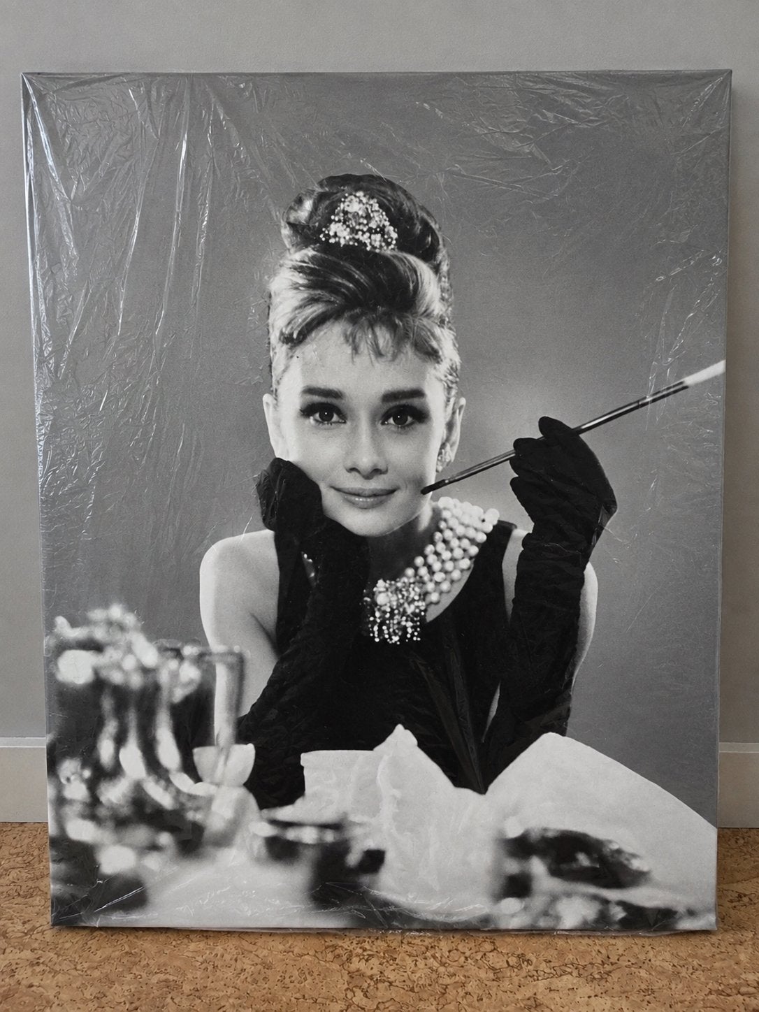 Canvas Audrey Hepburn, Ophalen