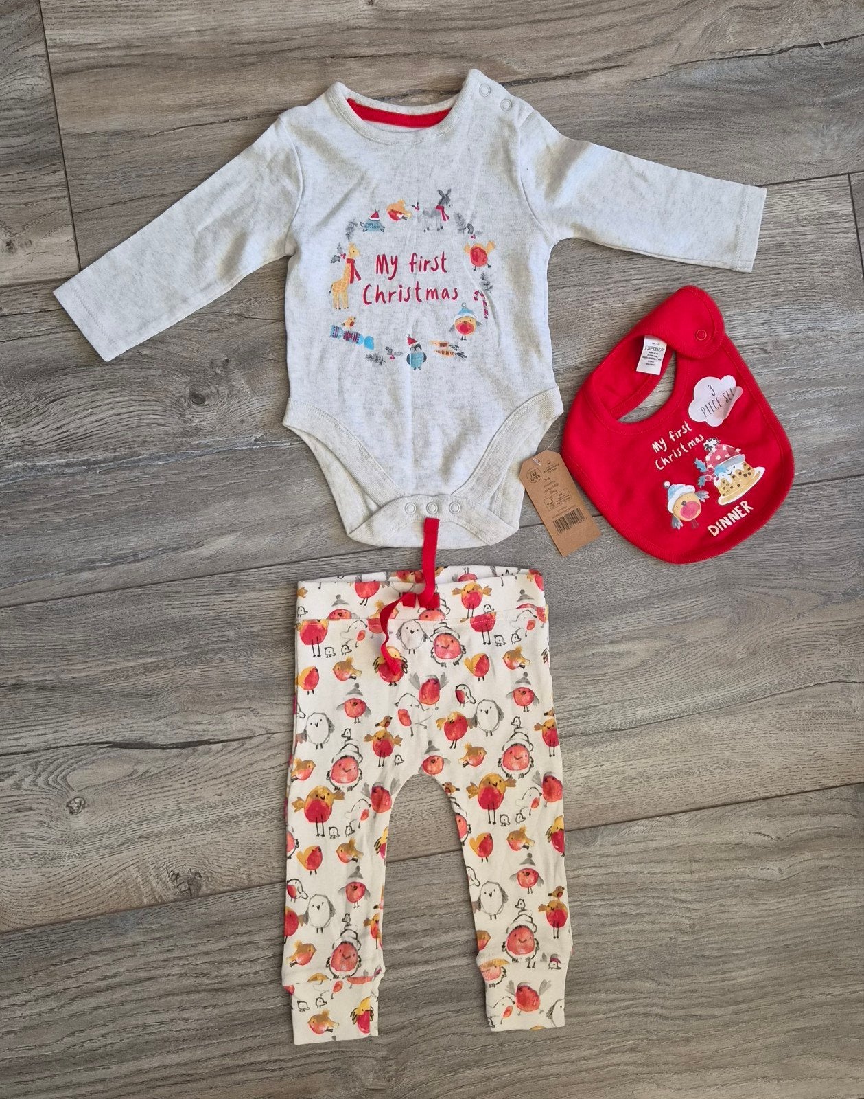Mijn eerste Kerstmis babykleding set (3-6 maanden), Ophalen of Verzenden, Nieuw, George, Jongetje of Meisje