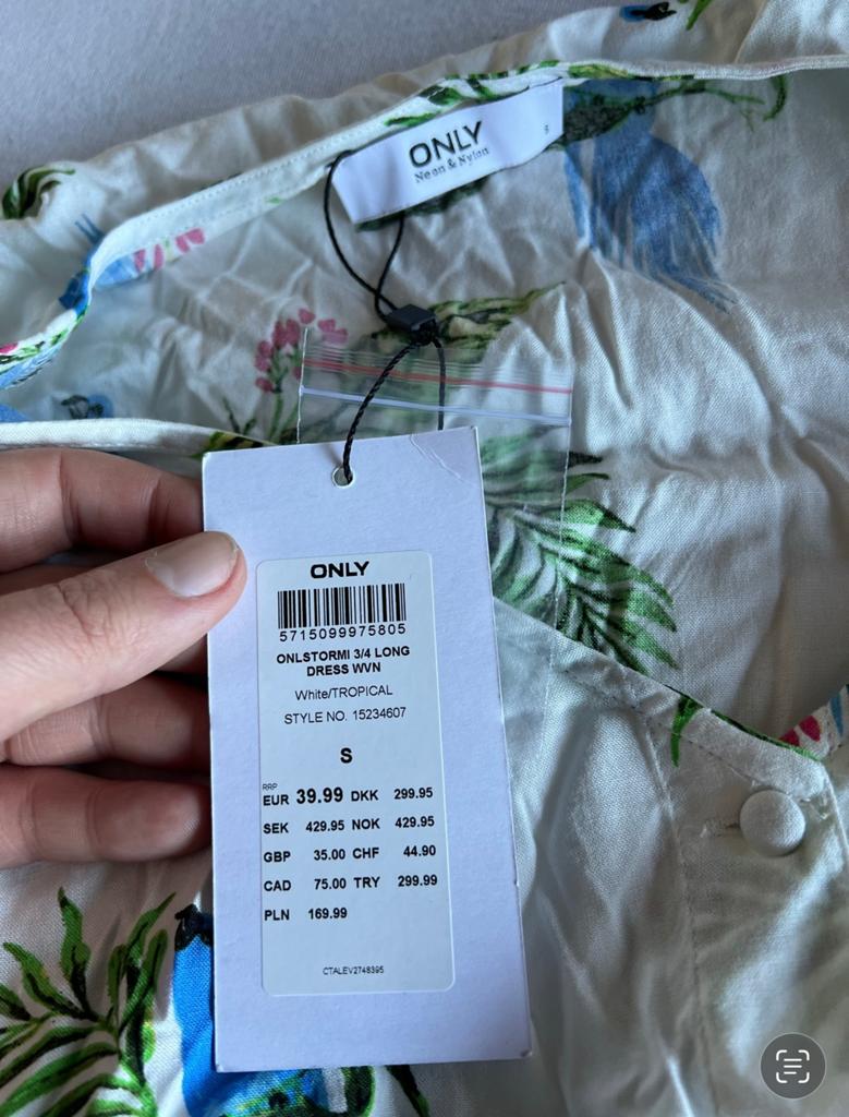 Vero Moda + Only 2x Jurk maat S tropical mode style 10225521, Kleding | Dames, Jurken, Nieuw, Ophalen of Verzenden, H, H