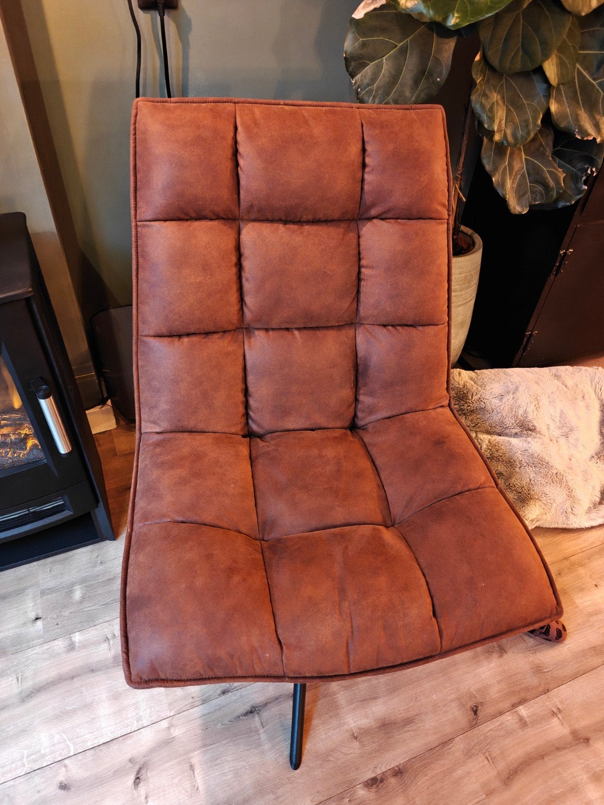 Woord fauteuil, Ophalen, Minder dan 75 cm, Leer, 50 tot 75 cm