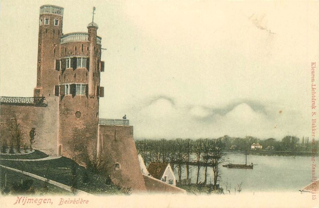 701-375-035 Nijmegen Belvedere, Verzamelen, Ansichtkaarten | Nederland, Verzenden, Voor 1920, Gelderland