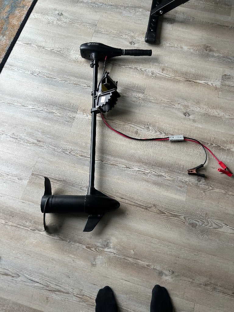 Talamex TM 58 elektrische buitenboordmotor z.g.a.n., Watersport en Boten, Buiten- en Binnenboordmotoren, Minder dan 5 pk, Elektrisch