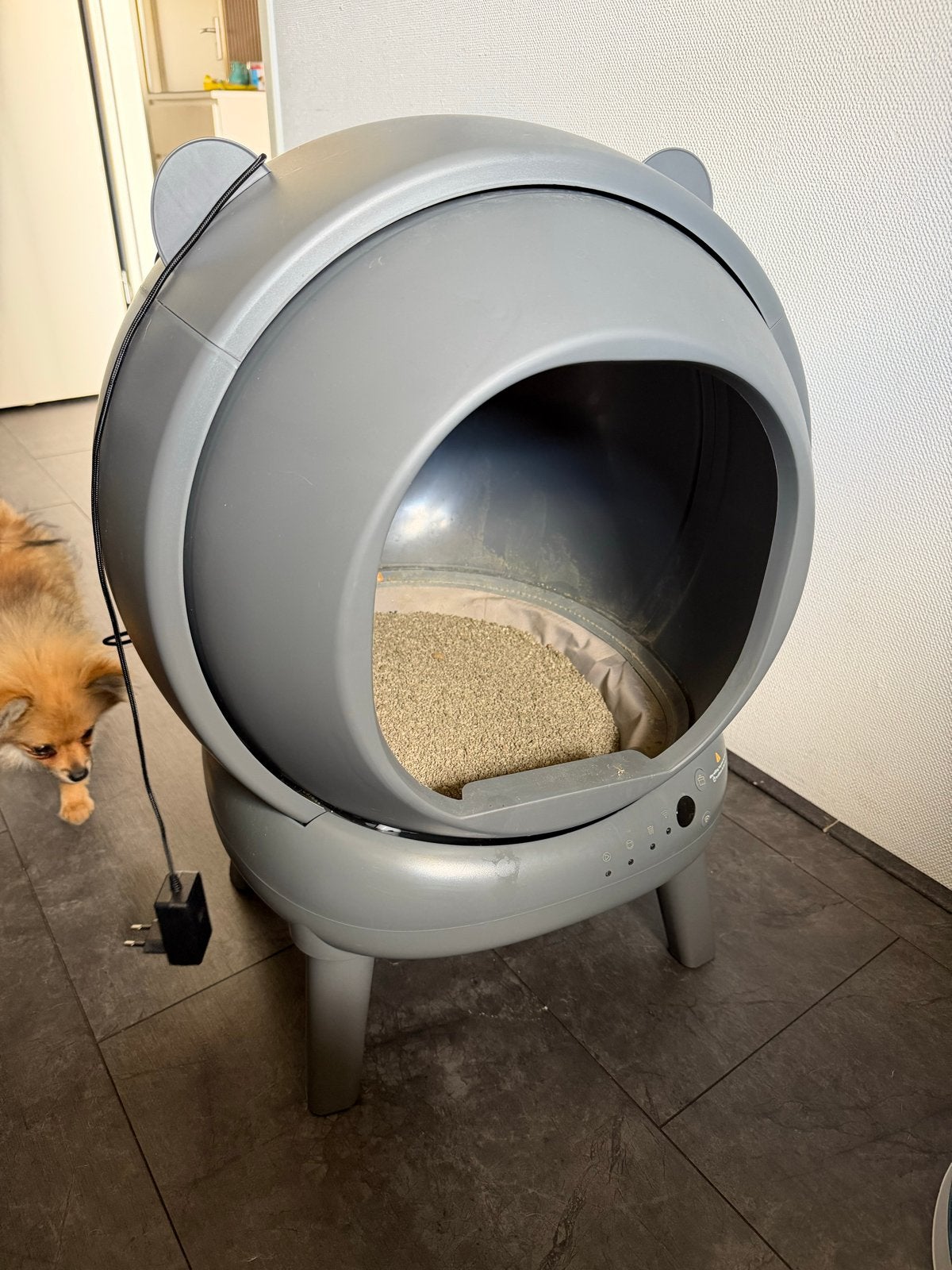 Automatische kattenbak, Dieren en Toebehoren, Kattenbakken, Ophalen, Zelfreinigend, Zo goed als nieuw, Open