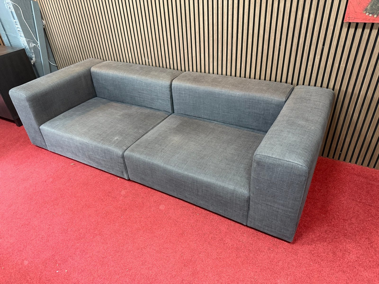 Living divani designer bank, Ophalen, Gebruikt, 75 tot 100 cm, Vierpersoons of meer