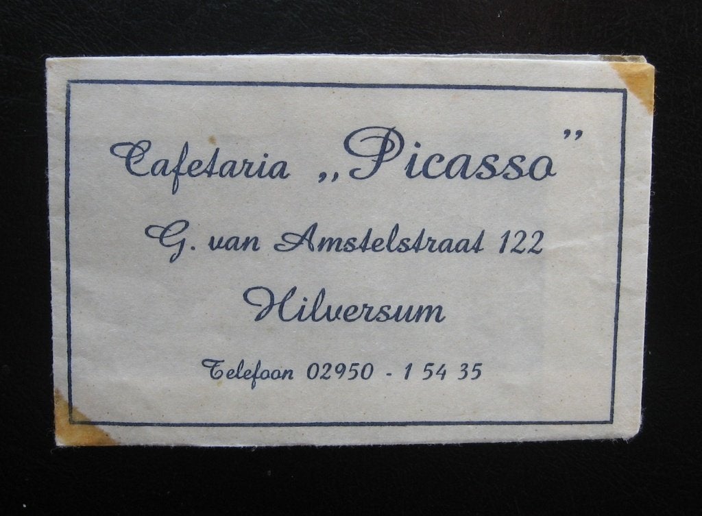 6419 Hilversum - Cafetaria Picasso, Ophalen of Verzenden, Nederland