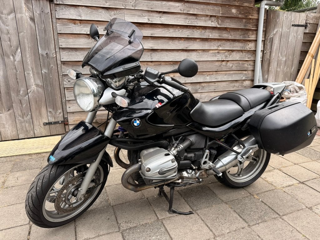 BMW R1150R - R 1150 R + Zijkoffers + ABS + MRA Vario scherm, Motoren, 1150 cc, 2 cilinders, Occasion, Motorrijbewijs A