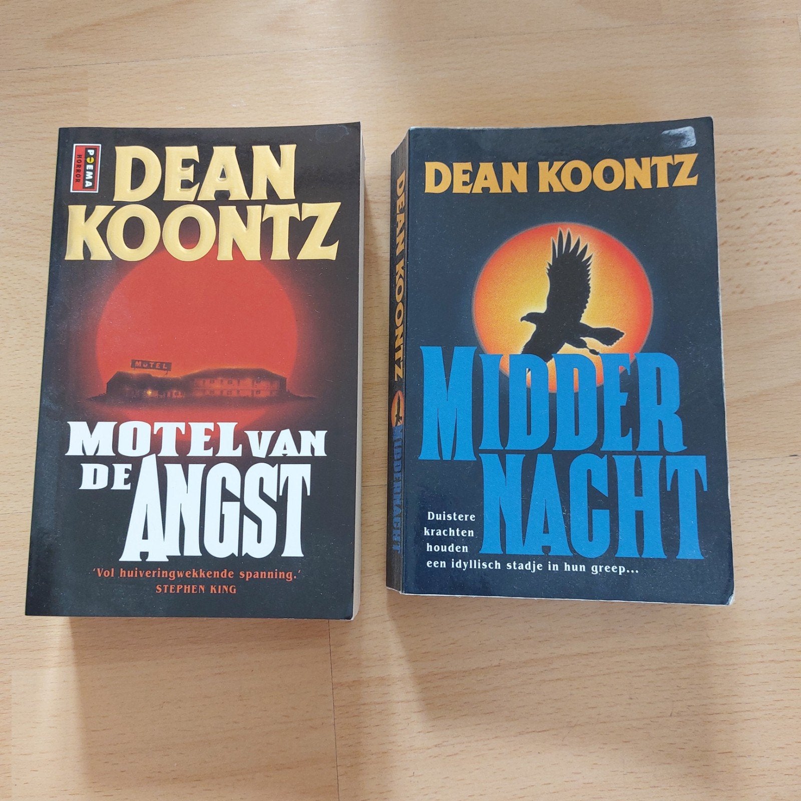 Dean Koontz: Motel van de Angst & Middernacht (2 boeken), Boeken, Ophalen of Verzenden, Gelezen, Dean Koontz, Wereld overig