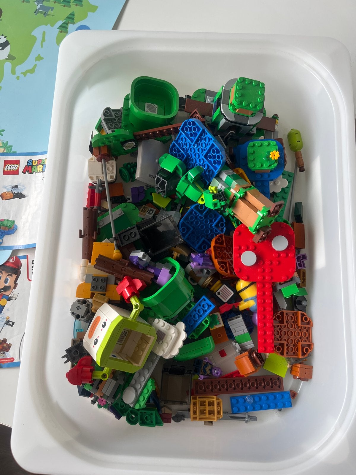 Lego Super Mario sets 71388 en 71360 - Losse stenen, Ophalen, Gebruikt, Lego, Losse stenen