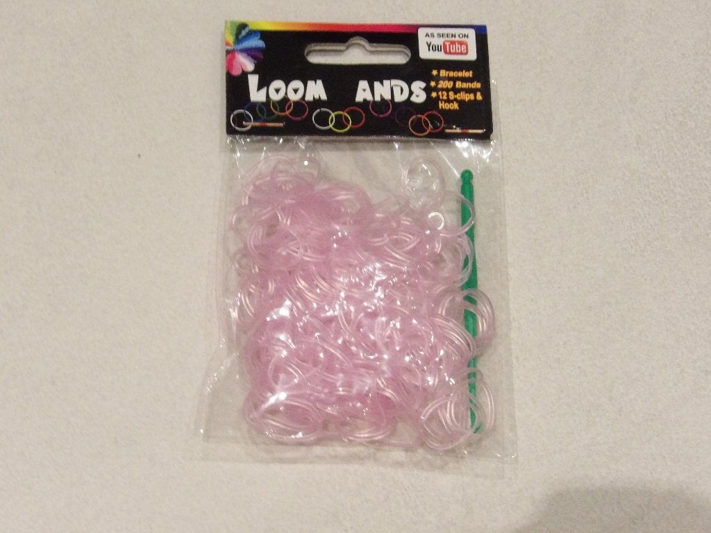 NIEUW 200 lichtrose loom bandjes 5 zakjes voor 8,00, Ophalen of Verzenden, Nieuw