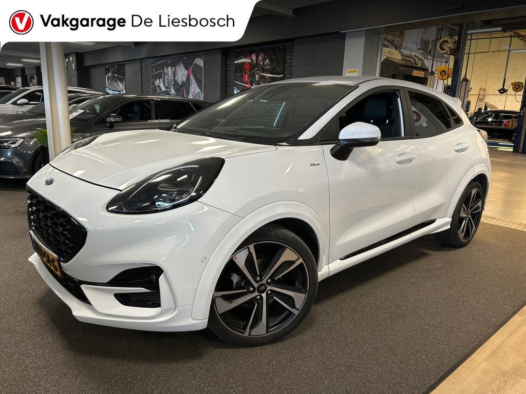 Ford PUMA 1.0 EcoBoost Hybrid ST-Line X / automaat / Navigat, Auto's, Ford, 12 maanden, 125 pk, 665 kg, Bedrijf