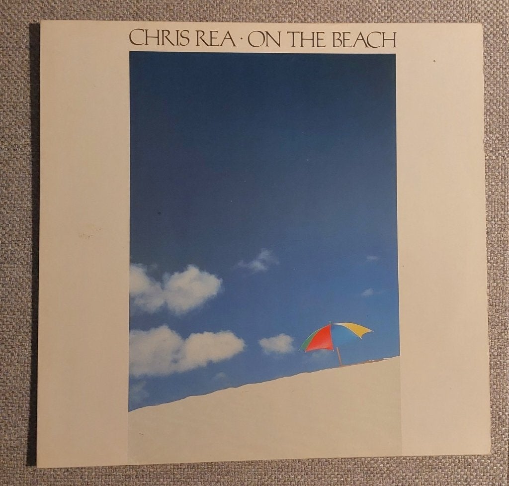CHRIS REA.LP.ON THE BEACH.1986, Beschermende buitenhoes, LP, Pop, Ophalen of Verzenden