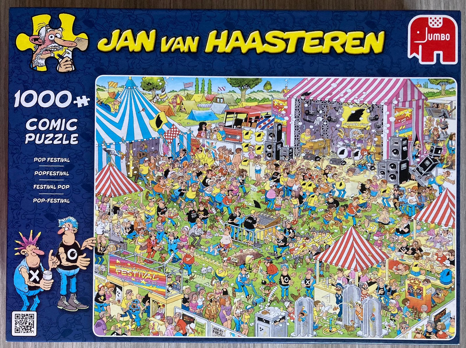 Jan van Haasteren Pop Festival puzzel - 1000 stukjes, Ophalen of Verzenden, Gebruikt