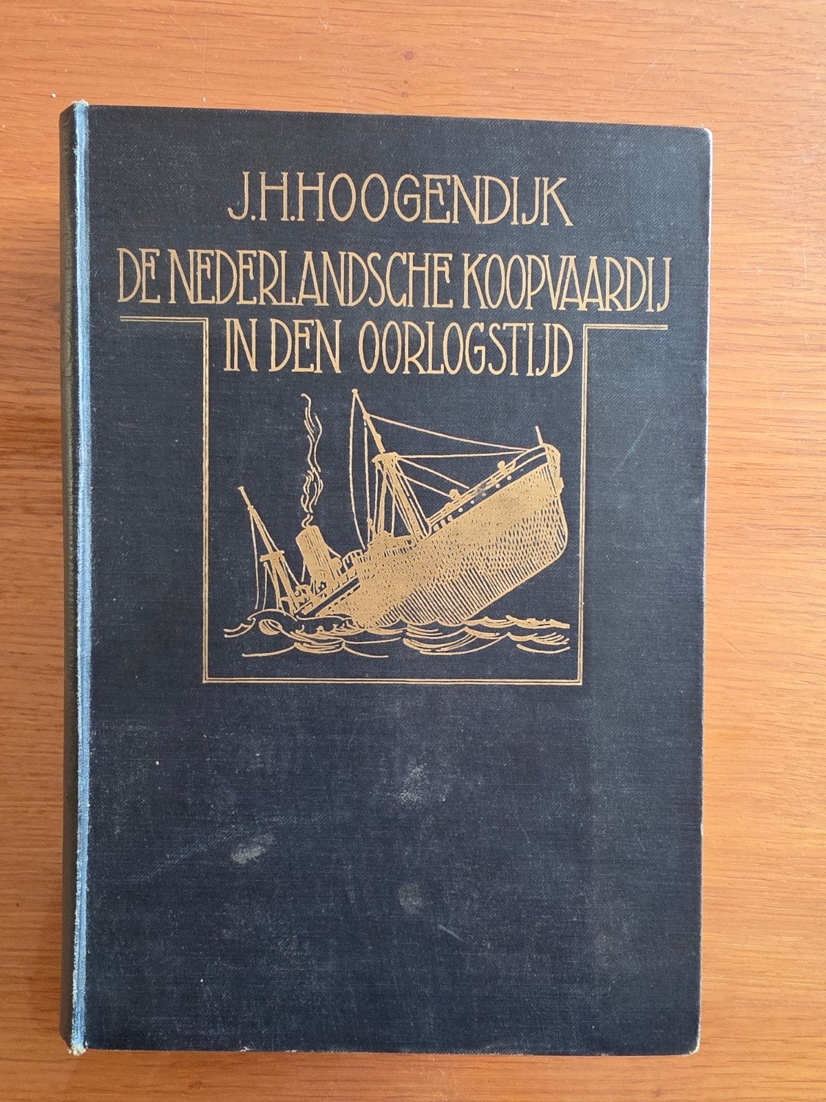 De Nederlandsche Koopvaardij in den Oorlogstijd (1914-1918), Gelezen, Ophalen of Verzenden, J.H. Hoogendijk, Voor 1940