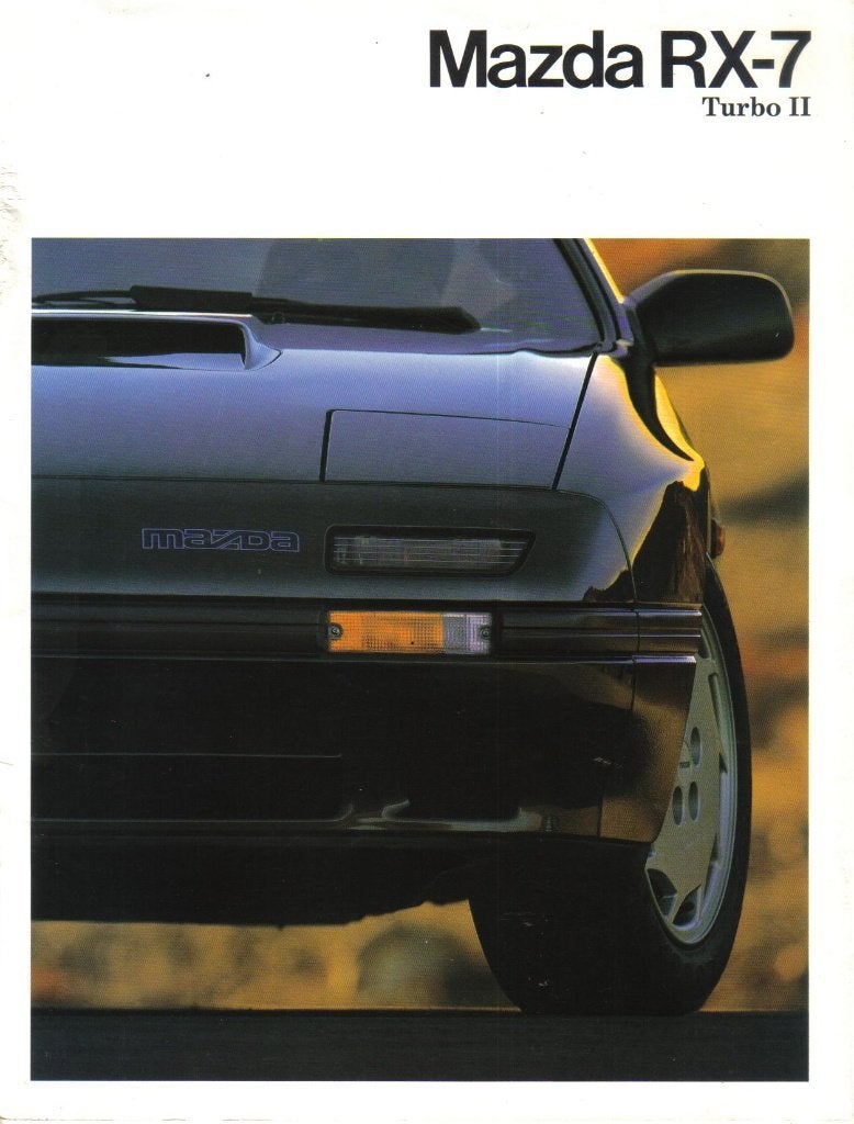 Brochure Mazda RX-7 Turbo 1987, Boeken, Ophalen of Verzenden, Gelezen, Mazda
