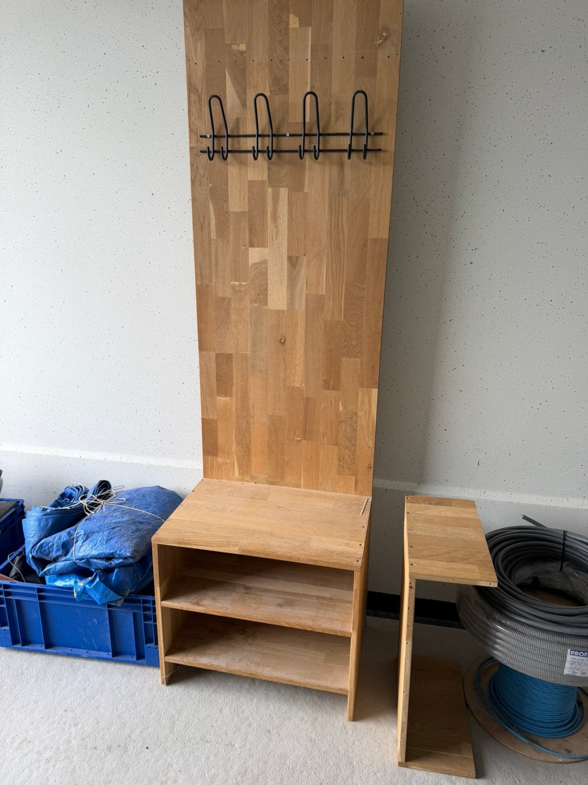 Kapstok schoenenkast van eiken, Huis en Inrichting, Woonaccessoires | Kapstokken, Zo goed als nieuw, Minder dan 100 cm, Hout, Ophalen