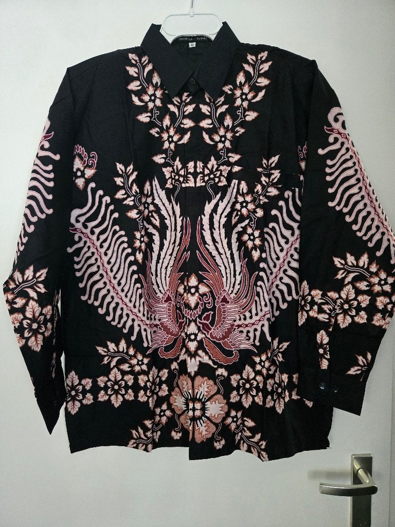 Batik Overhemd met lange mouwen XL ( B002), Kleding | Heren, Overhemden, Overige kleuren, Nieuw, Ophalen of Verzenden, Hamdan Hadi