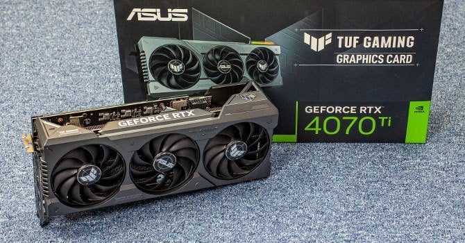 ASUS TUF Gaming GeForce RTX 4070 Ti 12GB videokaart, Computers en Software, Ophalen, Gebruikt, GDDR6, PCI-Express 4