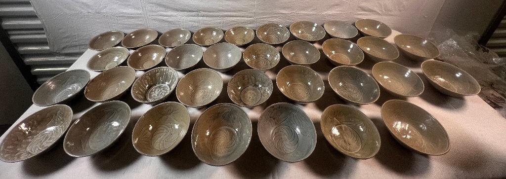 Chinees Song Celadon lage & hoge kommen (35 stuks), Antiek en Kunst, Ophalen