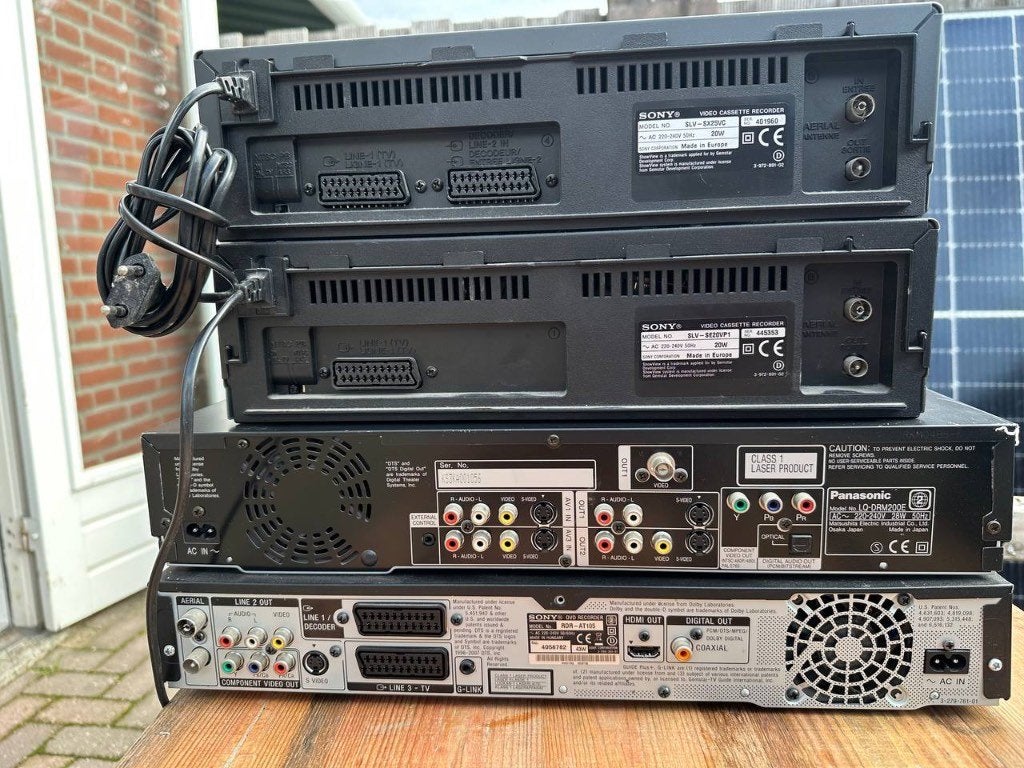 Videorecorder, Ophalen, Gebruikt, VHS-speler of -recorder
