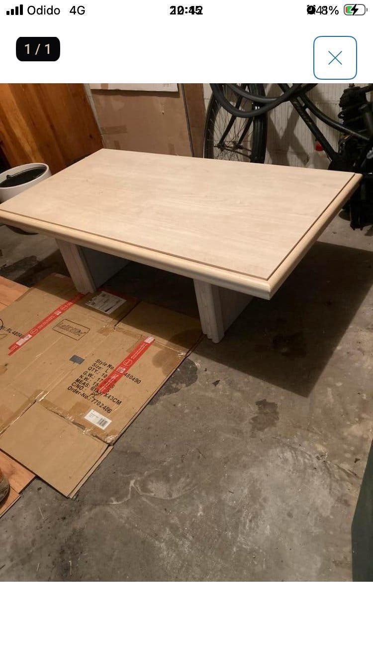 Salontafel 130 x70 cm, Ophalen, 100 tot 150 cm, 50 tot 100 cm, Zo goed als nieuw