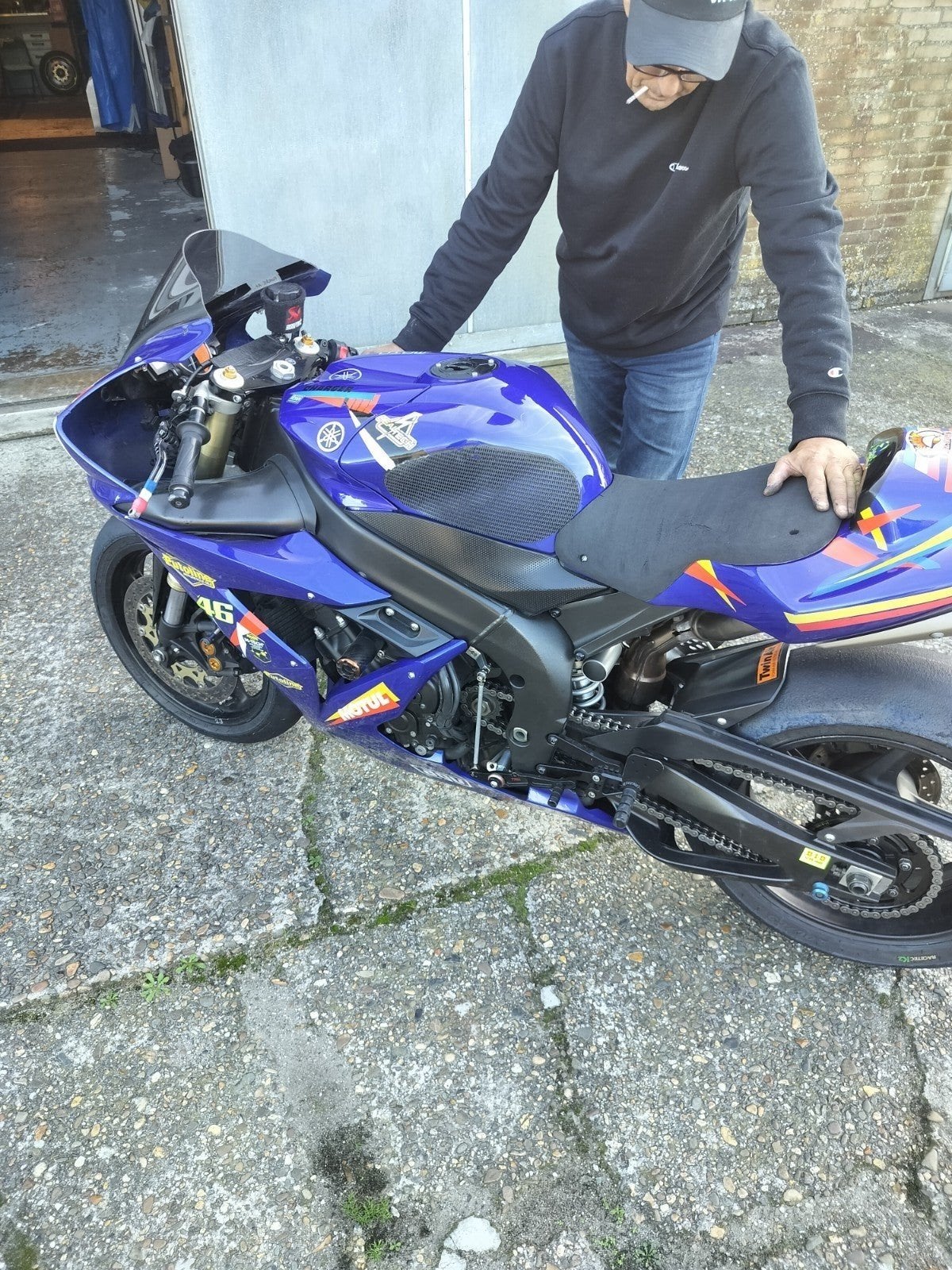 Yamaha r1 1000cc 2006, Ophalen
