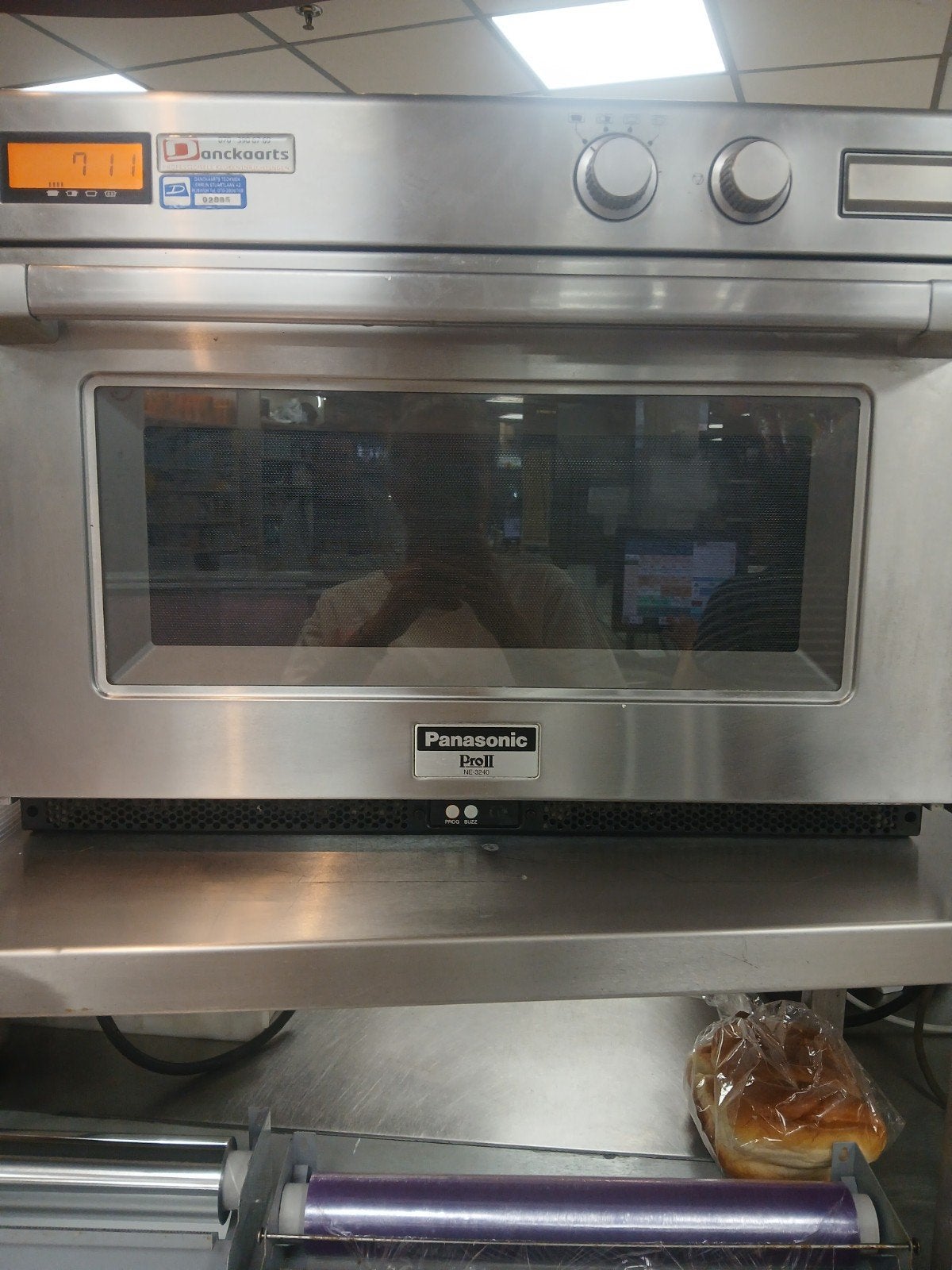 Panasonic Pro II NE-3240 professionele magnetron, Ophalen of Verzenden, Zo goed als nieuw, 60 cm of meer