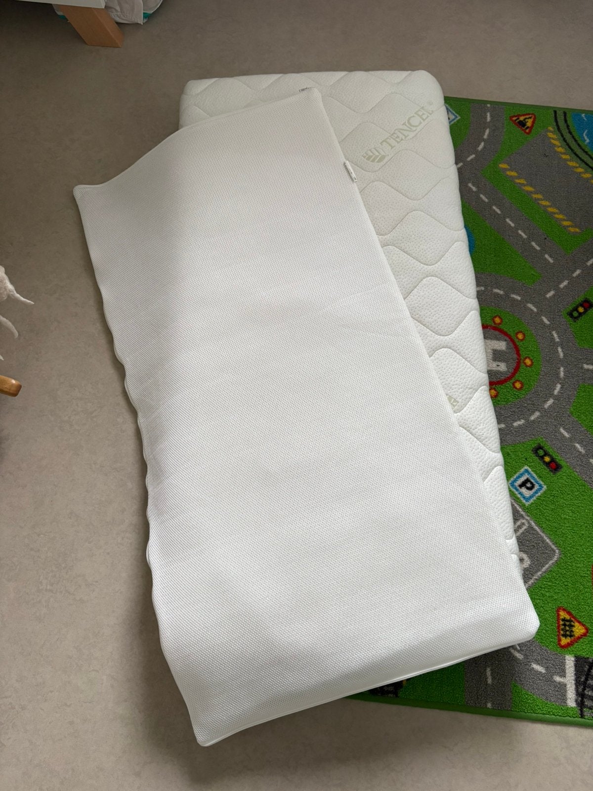 Aerosleep matras ledikant 60x120, Ophalen, Jongetje of Meisje, Wit, Overige typen