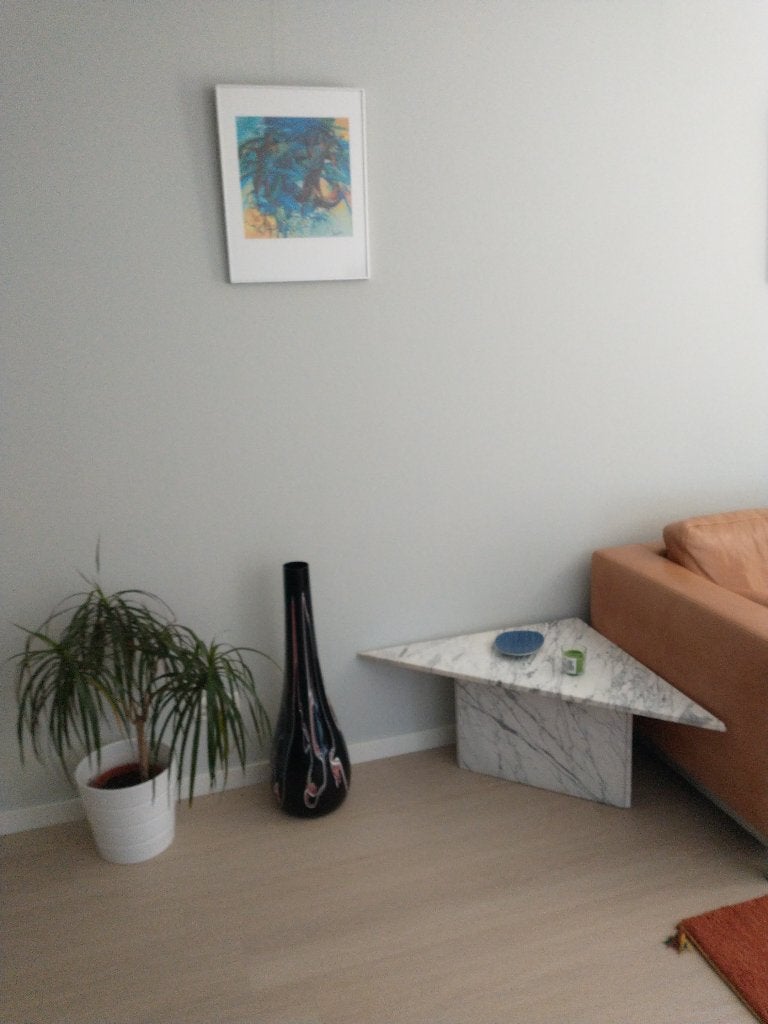 SIDE TABLE  ITALIAANS MARMER, Ophalen, Overige materialen, Gebruikt, 100 tot 150 cm