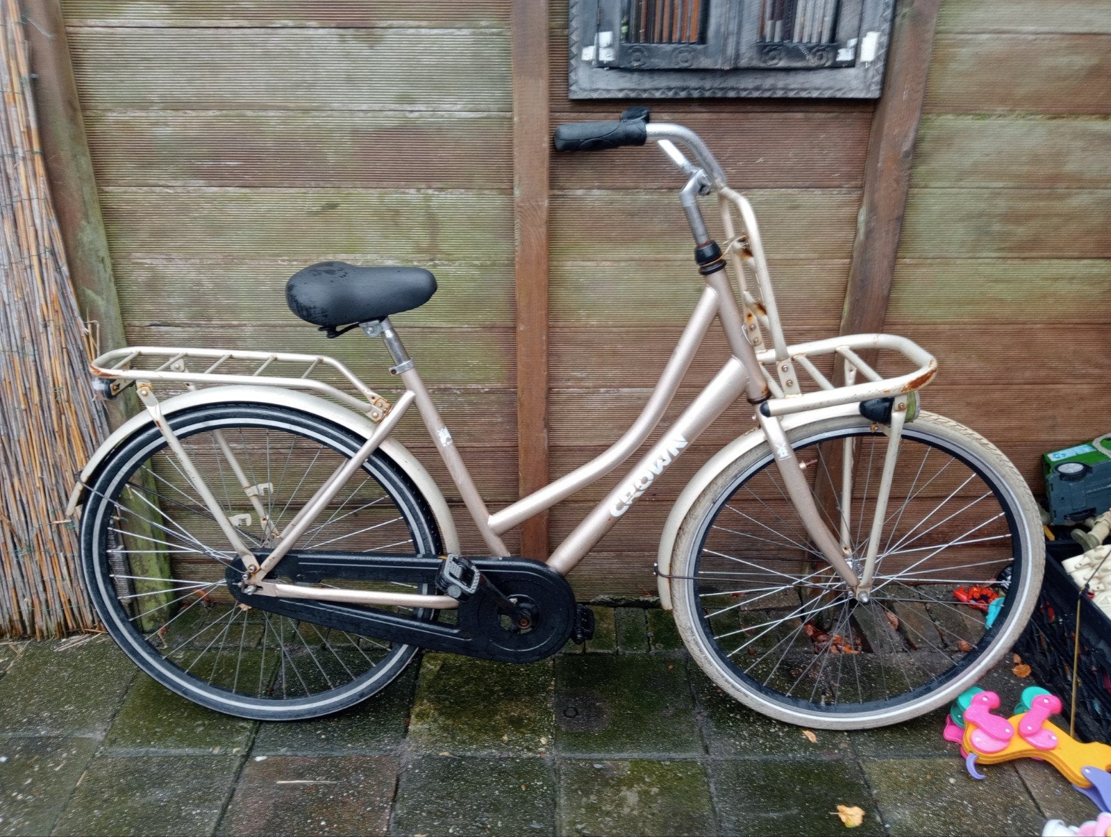 omafiets stationsfiets, Fietsen en Brommers, 56 cm of meer, Ophalen, Gebruikt