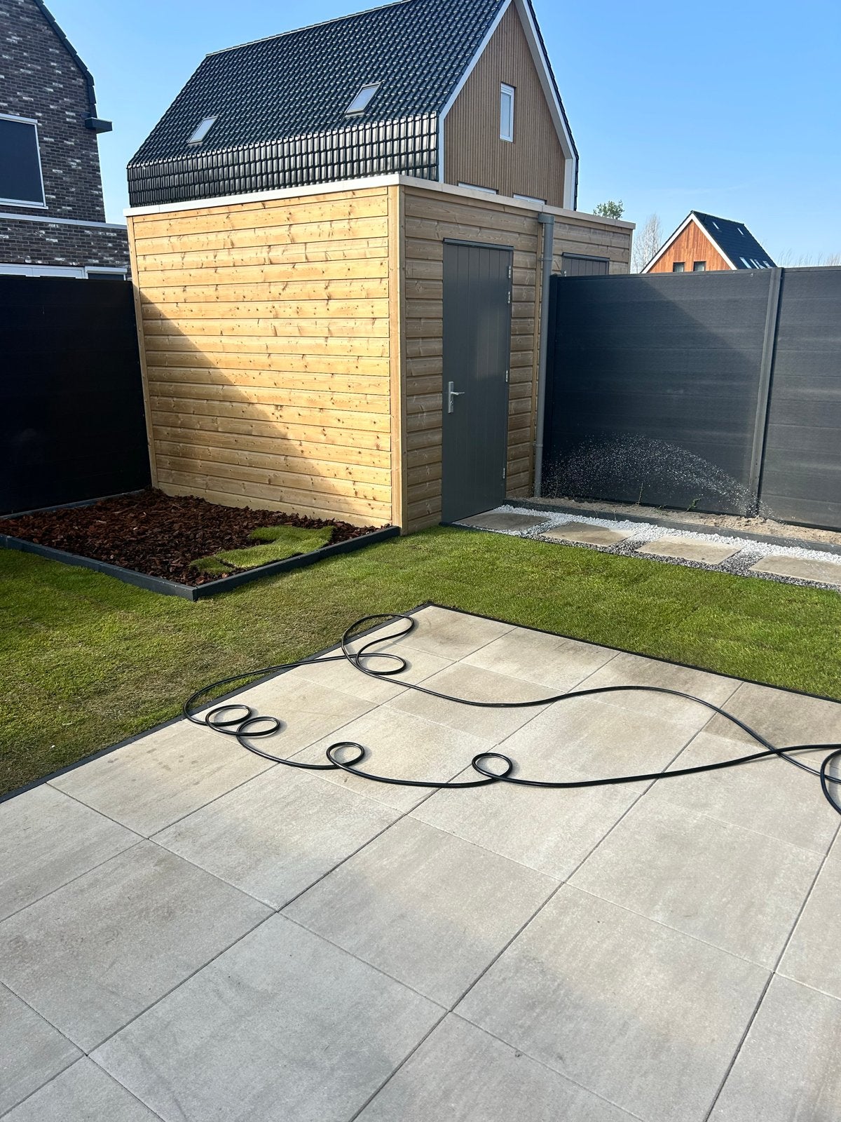 11 betontegels 60x60x40 - goed voor 4m², Ophalen, Gebruikt, Minder dan 5 m², Beton