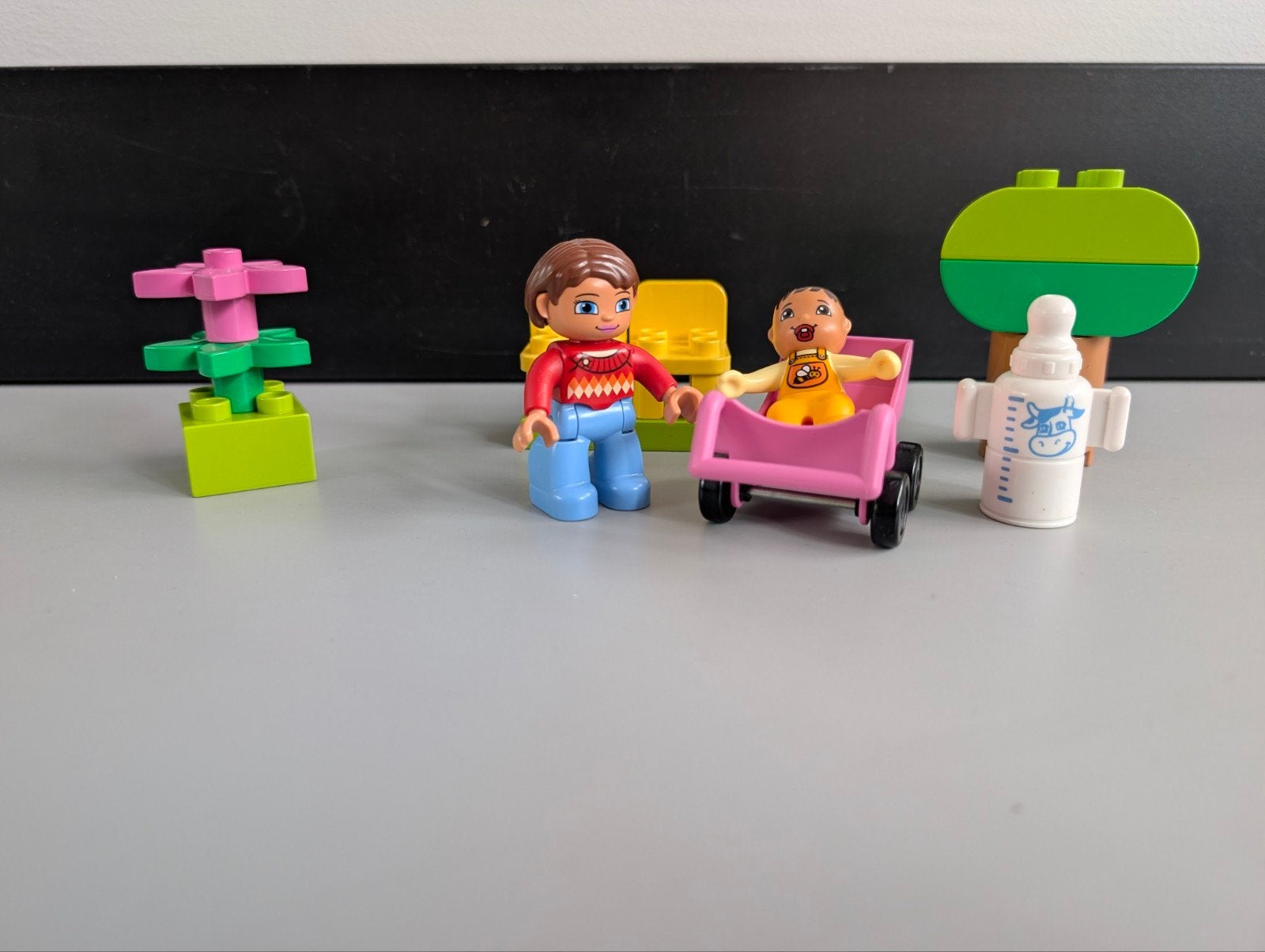 Lego Duplo Familie met baby en accessoires, Ophalen, Gebruikt, Complete set, Duplo