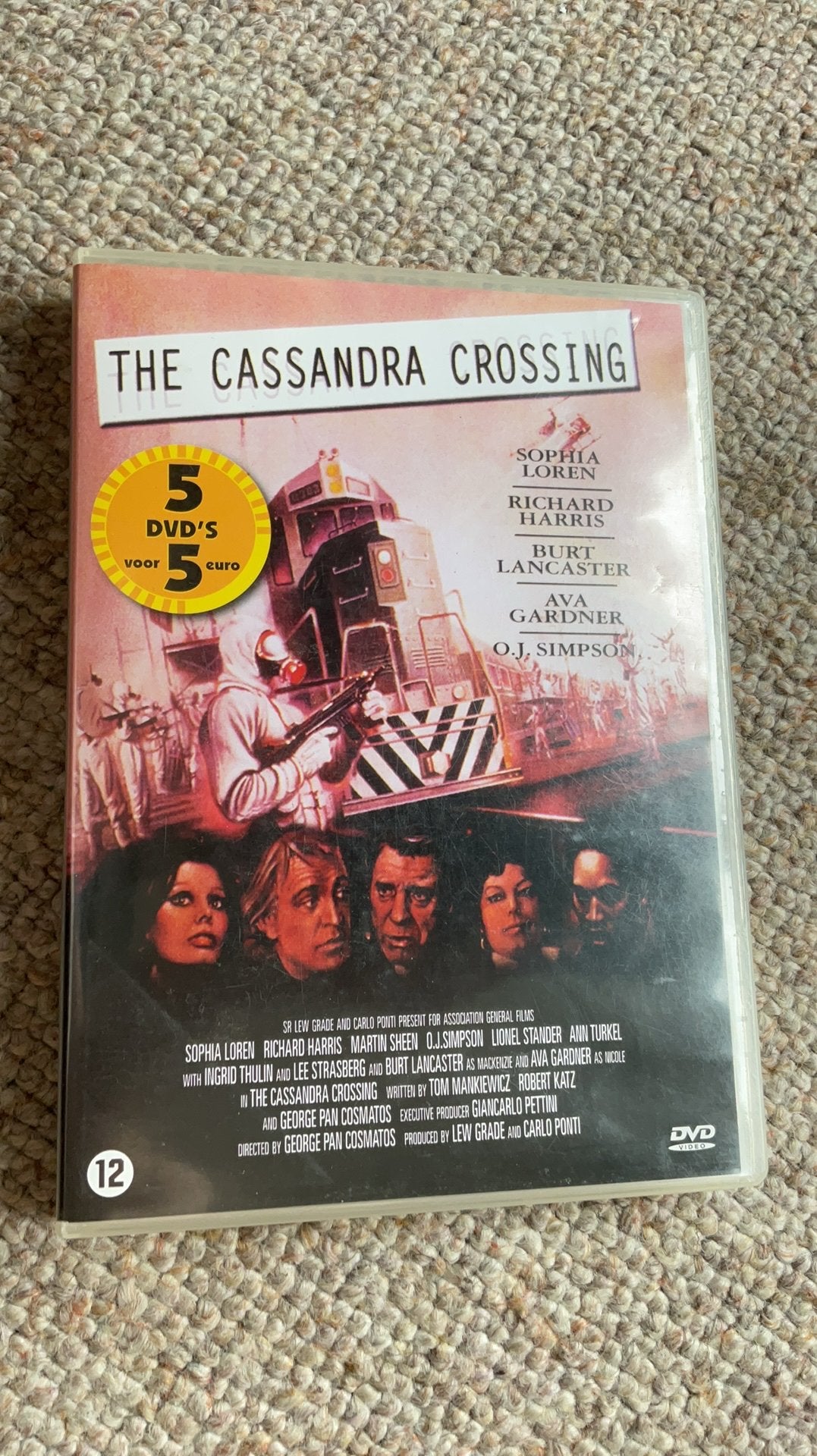 The Cassandra Crossing., Cd's en Dvd's, 1960 tot 1980, Engels, Nederlands, Ophalen of Verzenden