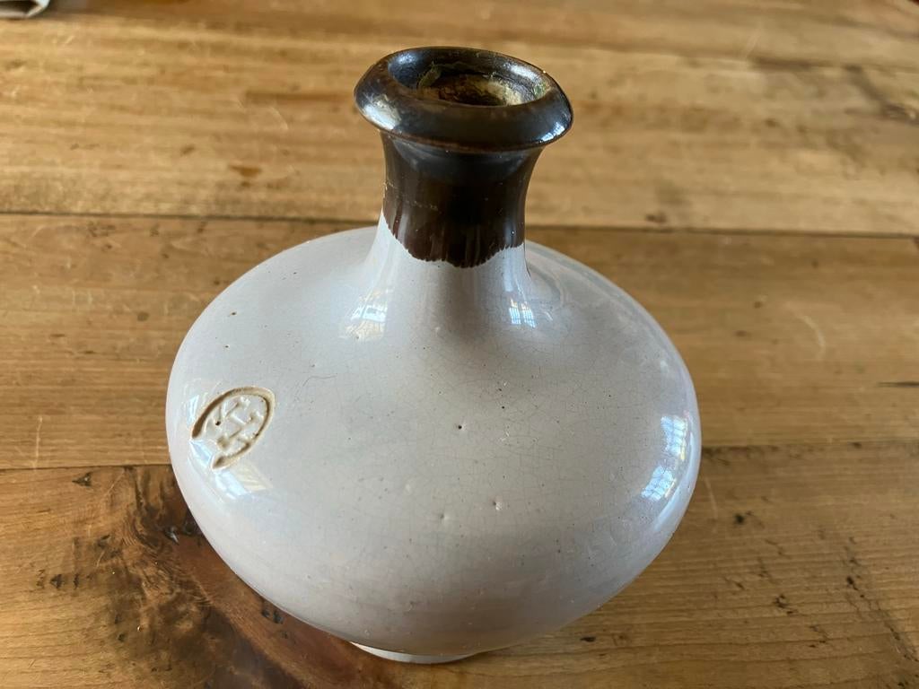 Vintage Japans kannetje - Aardewerk met glazuur, Ophalen of Verzenden