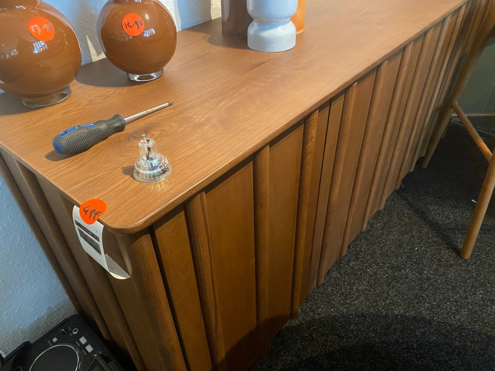 Massief Mangohouten Dressoir 180cm, Ophalen, 150 tot 200 cm, Nieuw, X