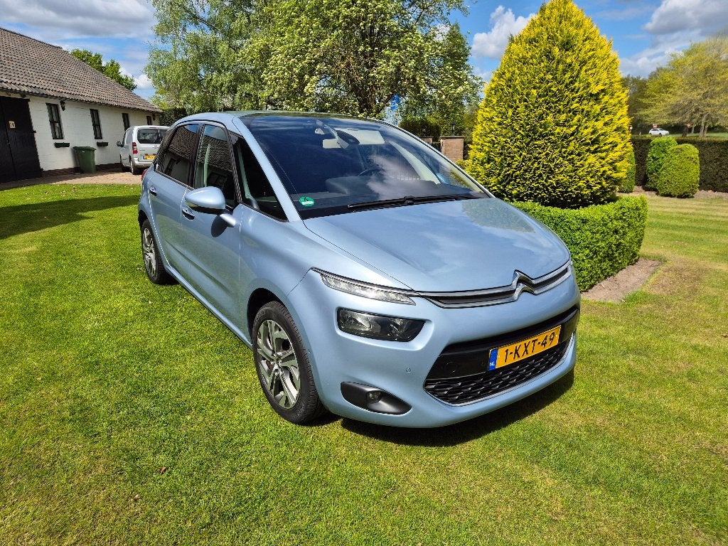 Citroën C4 VTi 120pk 2013 Blauw airco nav cruise apk mei 27, Voorwielaandrijving, 1227 kg, Zwart, Blauw