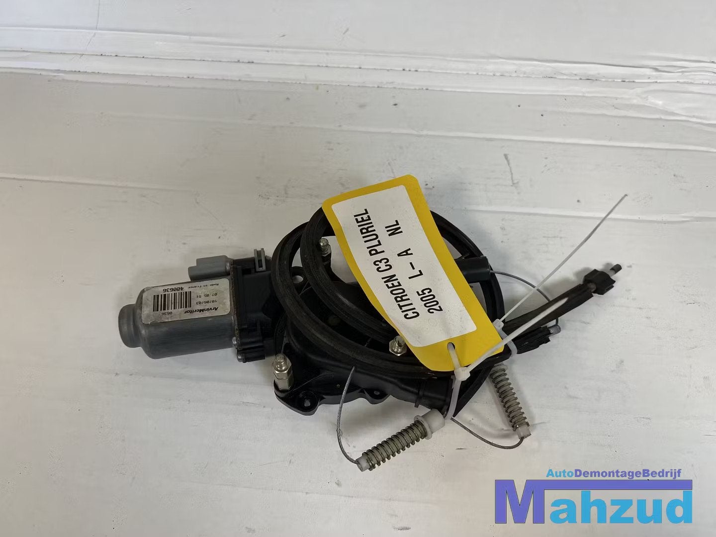 CITROEN C3 PLURIEL Links achter raammotor 2003-2010 400636, Gebruikt, Citroën, Stellantis N.V., Ophalen of Verzenden