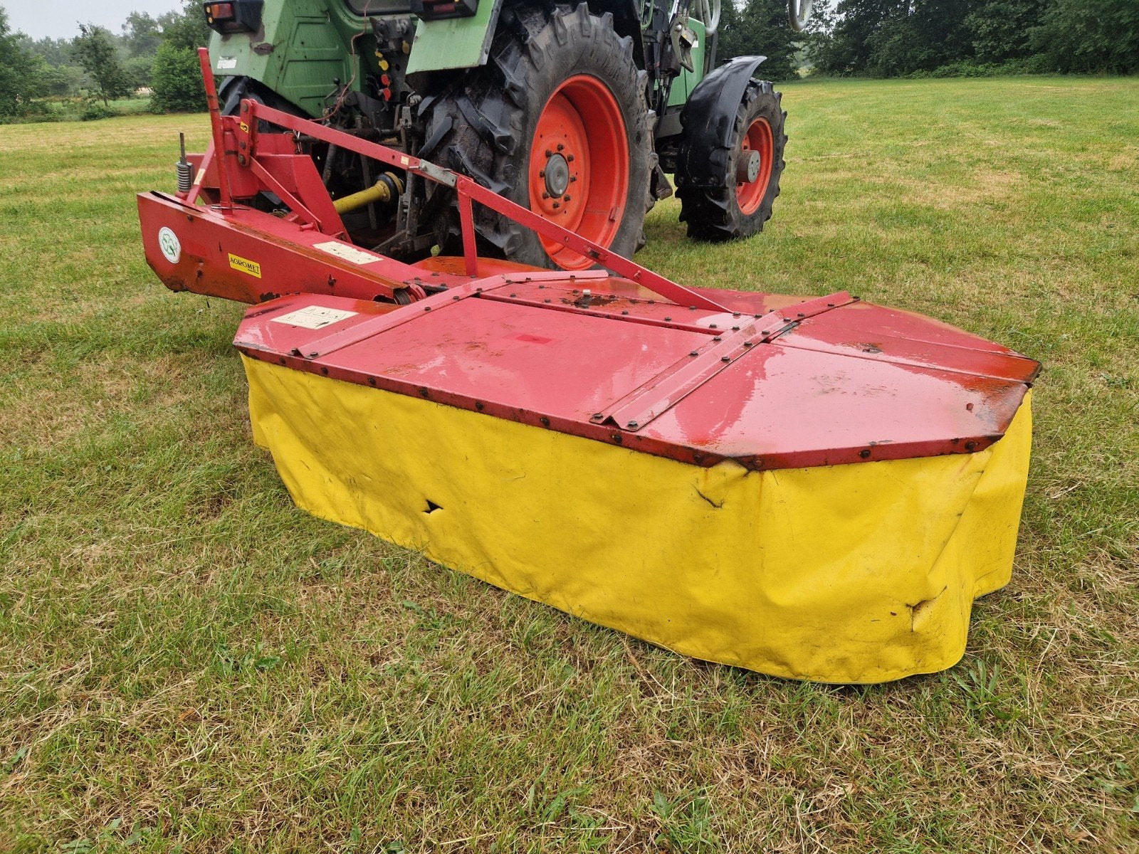 Nette Agromet 185 cyclomaaier, Ophalen, Weidebouw