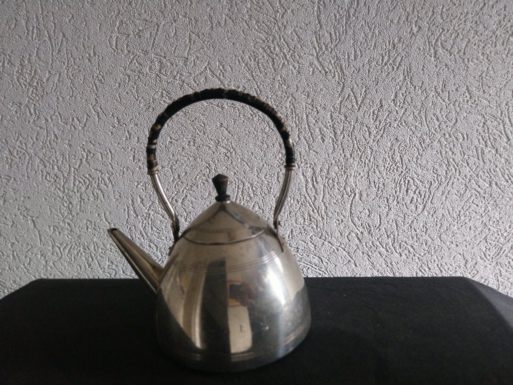 Metawa klassieke metalen theeketel ong 50 jaar oud vintage, Ophalen of Verzenden