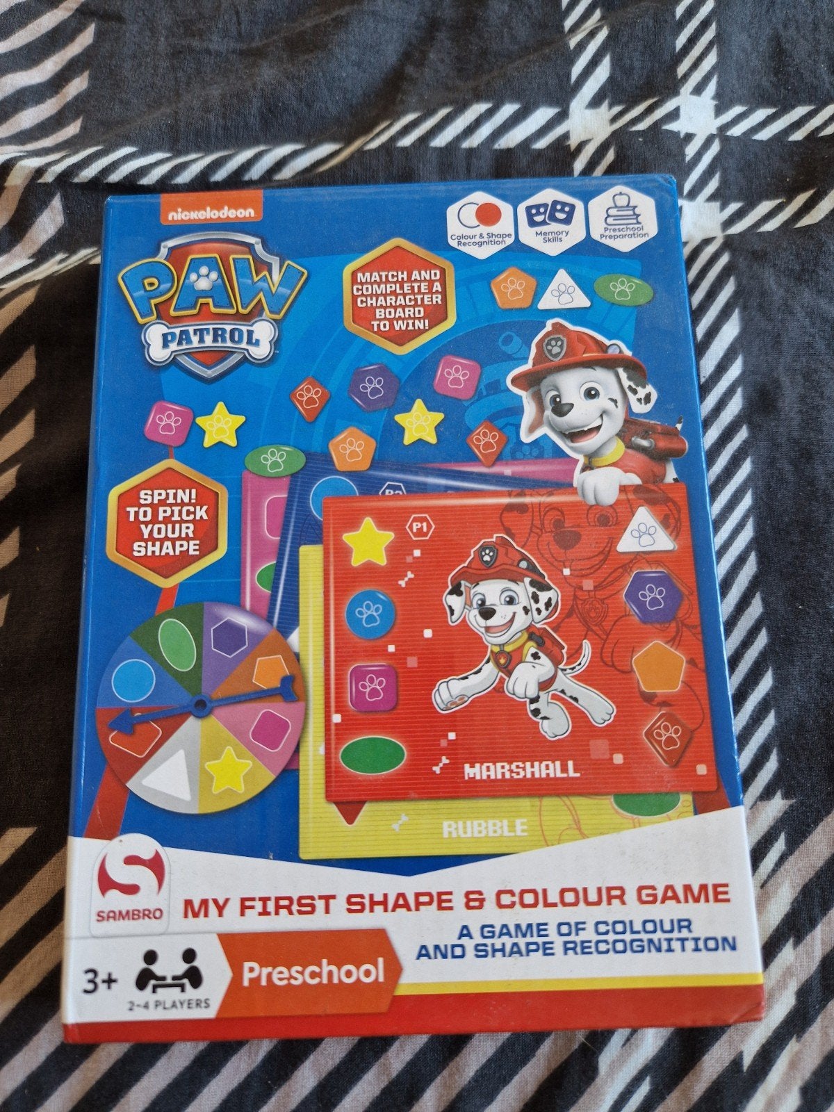 Spelletje Paw Patrol kleuren en vormen, Kinderen en Baby's, Speelgoed | Educatief en Creatief, Ophalen of Verzenden, Zo goed als nieuw