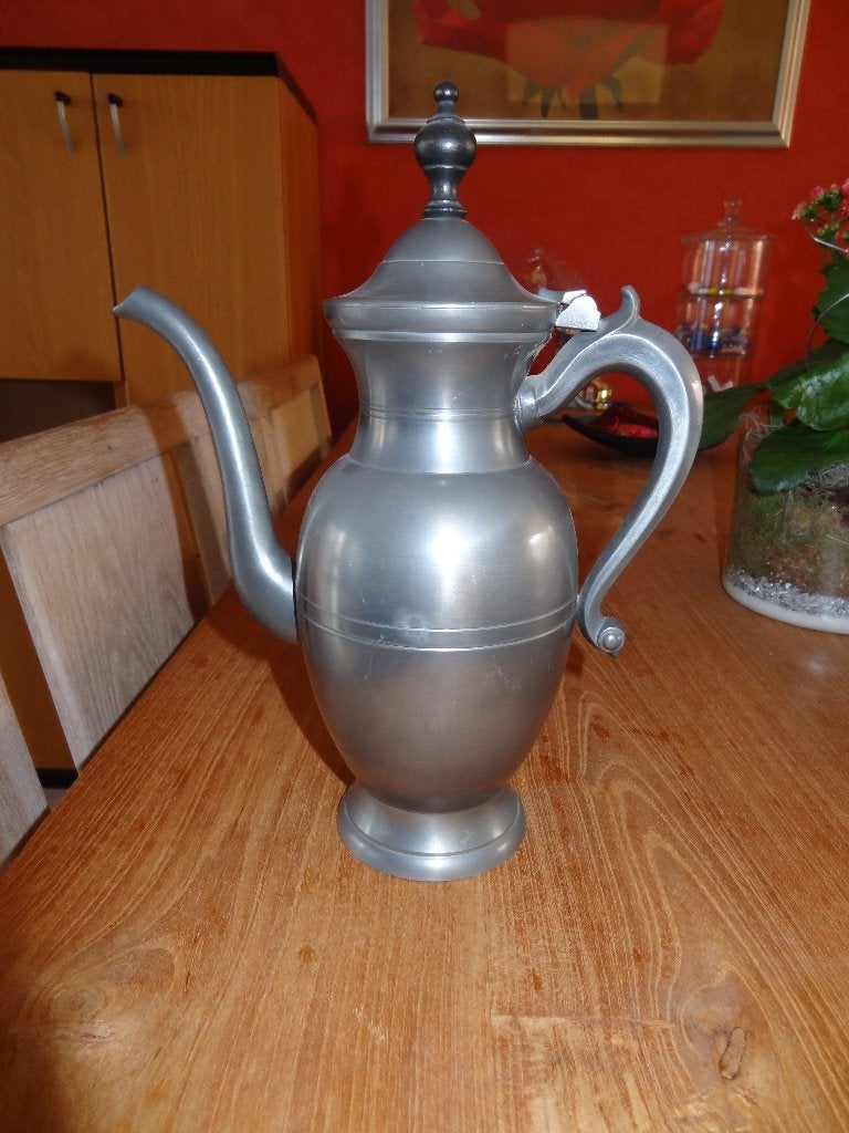 tinnen koffiepot van Daalderop hoogte 29 cm, Antiek en Kunst, Ophalen