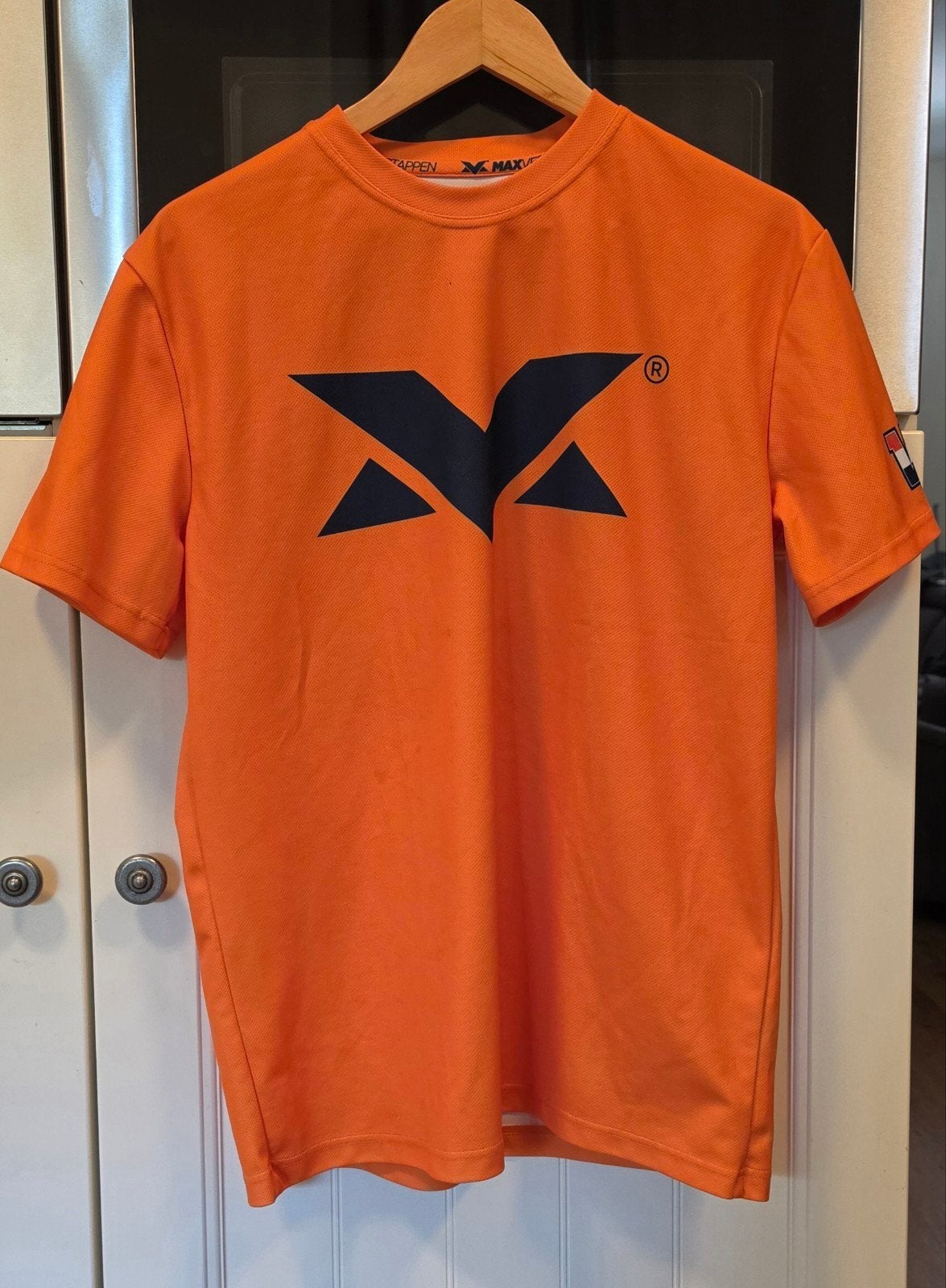 Official Max Verstappen Oranje MV T-Shirt - Maat L, Maat 52/54 (L), Ophalen of Verzenden, Zo goed als nieuw, Oranje